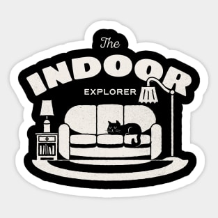 The Indoor Explorer Sticker